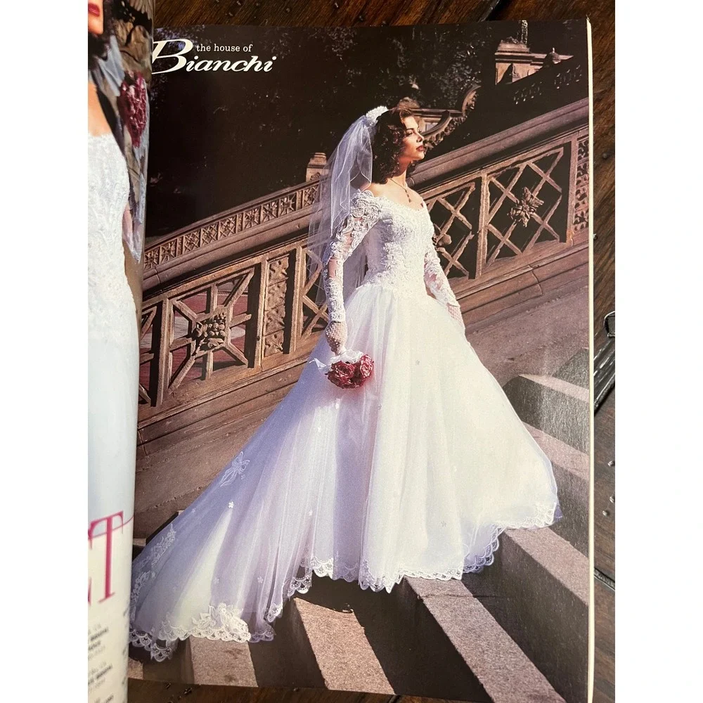 Vintage 90s MODERN BRIDE Magazine June/July 1995 Wedding Retro Fashion Style